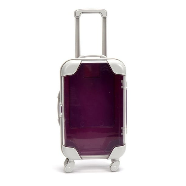 Mini creative movable suitcase storage box, simulated storage, luggage