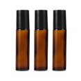 thumbnail image 1 of Here's a well structured product description and key information for:\n\n \n\n### **6pcs Refillable Amber Perfume Bottles with Stainless Steel Roller, 1 of 2