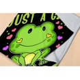 thumbnail image 5 of Cartoon Frog Blanket -50"x40" Small for Kids Just Girl Who Loves Frogs Soft Blankets and Throws Flannel Cozy Lightweight Quilt Gift Perfect for Bed Sofa Couch, 5 of 6