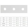thumbnail image 3 of Aluminum Flat Connecting Joining Plate Mending Plates for Reinforcing Joints Fencing Timber Repairs, 3 of 7