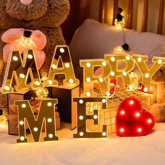 Cheers Alphabet Light English Letters Luminous Plastic Wedding Party Decorative Lamp for Home