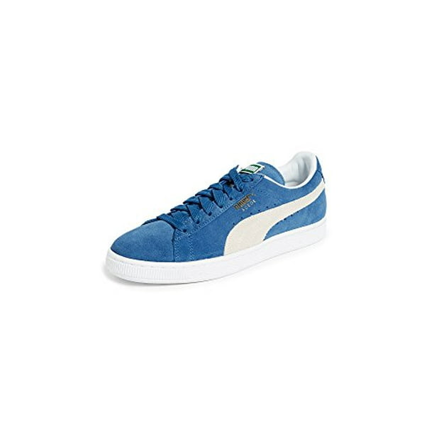 Médula Superior pasión PUMA Suede Classic Sneaker,Olympian Blue/White,7 M US Men's - Walmart.com