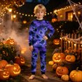 thumbnail image 5 of KPOPLK Girls Pajamas - 2 Piece Long Sleeve Halloween Pajamas and Pants Set 2-8 Years Kids Outfit Set,Size 8-9 Years, 5 of 9
