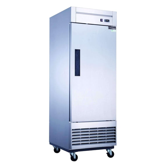 D28F Single Door Commercial Freezer in Stainless Steel