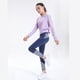 thumbnail image 1 of Traje de yoga para padres e hijos, ropa deportiva de secado rápido con mangas largas para madres y niñas, 1 of 3