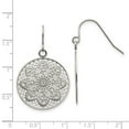 thumbnail image 3 of White Stainless Steel Earring Drop & Dangle Women'S 28.8 mm 25, 3 of 3