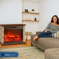 thumbnail image 6 of LifeSmart LifePro 1500W Electric Infrared Quartz Indoor Fireplace Heater, 6 of 10