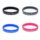 thumbnail image 5 of Guardurnaity 10 Uds. de silicona, pulseras elásticas de moda ligeras, de goma multiusos, regalos deportivos para hombres Ropa, zapatos y accesorios Miscelánea Rosa, 5 of 6