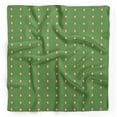 thumbnail image 1 of Bimba Green Diamond Geometric Pure Silk Printed Head Bandanas Summer Neck Wrap Scarf 40 x 40 Inches, 1 of 6