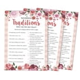 thumbnail image 1 of Inkdotpot FloralWhy Do We Do That 50-Pack Bridal Wedding ShowerGameBachelorette Party ActivityGameCards, 1 of 7