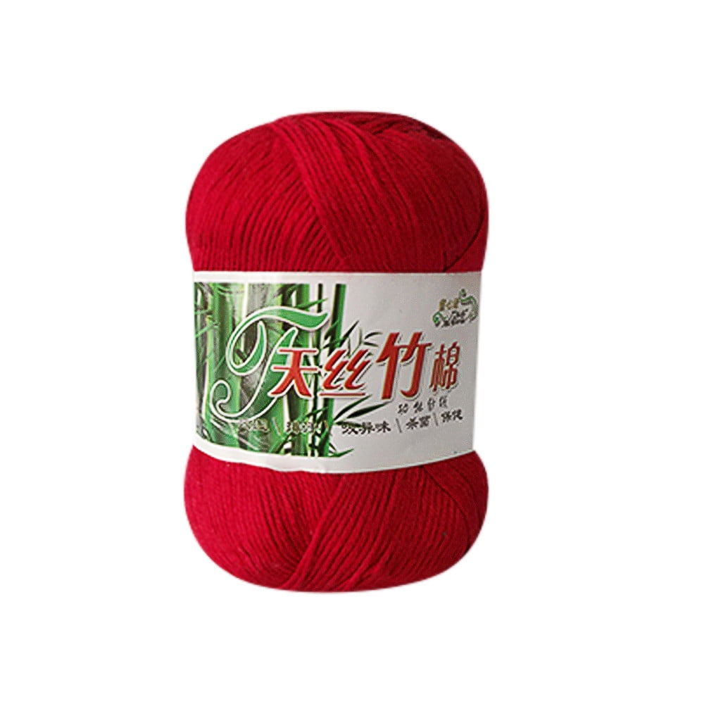 New Bamboo Cotton Warm Natural Knitwear Wool 50g A - Walmart.com