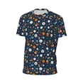 thumbnail image 6 of Wukai Ball Sports Print Men's Short-Sleeved Mesh T-Shirt,Quick-Dry Short Sleeve Workout T-Shirt-Small, 6 of 8