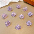 thumbnail image 3 of Tnobhg 3Pcs Sweet Children Flower Shape Braided Hair Buckle Anti-slip Mini Hair Clip Headdress Hair Accessories, 3 of 7