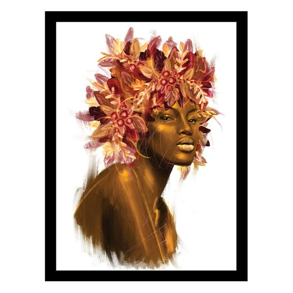 BEAUTY FROM WITHIN FLOWERHEAD Framed Print