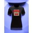 thumbnail image 1 of Playera Blusa De Cerezas Cherries Con Fondo Animal Print Vintage Color Negro Talla Grande Marca Emil SaEs, 1 of 4