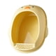 thumbnail image 1 of Cajas de arena para gatos de interior, bandeja de arena para mascotas con forma de pato de dibujos animados para caja de arena Amarillo, 1 of 9