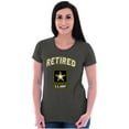 thumbnail image 2 of US Army Star Logo Retired Military Women's T Shirt Ladies Tee Brisco Brands S, 2 of 4