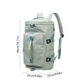 thumbnail image 3 of Ohmyroo Small Travel Gym Bag Waterproof Sports Pouch With Shoulder Strap For Clothes Shoes Assorted Colors 18.9 Inch, 3 of 6