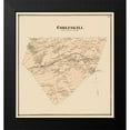 thumbnail image 2 of Beers 20x21 Black Modern Framed Museum Art Print Titled - Cobleskill New York Landowner - Beers 1866, 2 of 5