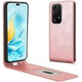 thumbnail image 1 of For Honor 200 Lite Case with Card Slot Magnetic Vertical Flip Leather Phone Cover - Orange, 1 of 5