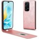 thumbnail image 1 of For Honor 200 Lite Case with Card Slot Magnetic Vertical Flip Leather Phone Cover - Orange, 1 of 5