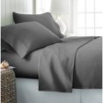 thumbnail image 3 of 300-Thread Count Egyptian Cotton Twin XL Size Dark Grey Color Sheet Set- 12 inch Deep Pockets, 3 of 7