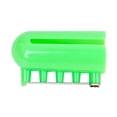 thumbnail image 3 of Zentra Crochet yarn guide ring, finger support, heavy-duty, knitting thimble, accessory Green, 3 of 10