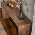 thumbnail image 6 of Noble House 63.78" Rustic Farmhouse Console Table, Distressed Wood Entryway and Sofa Table with Rope Trim, Natural, 6 of 7