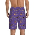 thumbnail image 3 of Kdxio German Shepherd Dog Print Mens Sleep Shorts Bottoms Soft Comfy Pajama Wear Pants with Drawstring Pockets, 3 of 7