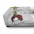 thumbnail image 3 of Cartoon Soft Flannel Fleece Throw Blanket, Flower Fairy and Ladybug Hand Drawing Doodle Funny Fantasy Characters Artwork, Cozy Plush for Indoor and Outdoor Use, 50" x 60", Multicolor, by Ambesonne, 3 of 6