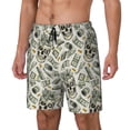 thumbnail image 2 of Haiem Skull with Cash Mens Swim Trunks with Compression Liner 2 in 1 Swimming Shorts Stretch Swimwear Quick Dry,Board Shorts-XX-Large, 2 of 9