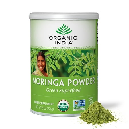 Organic India Usa Whole Herb Supplement, Moringa, 90 g