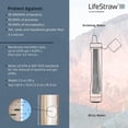 thumbnail image 3 of Filtro de agua LifeStraw serie Peak para senderismo, acampada, paquete de 1, 3 of 7
