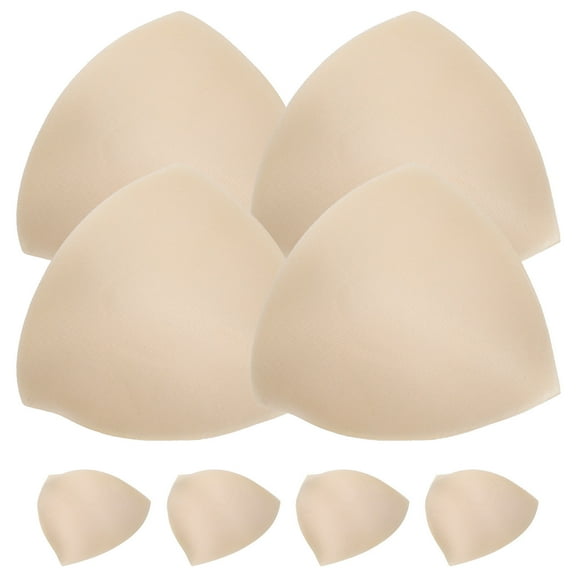 WRISTBIQUE 4 Pair Padding for Bras Round Shape Small 5.3X5.1X0.2in for Women