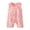 F157-Pink, variant on Newborn Baby Girls Sleeveless Cotton Romper One Piece Straps Overalls Striped Jumpsuit Summer Printed Pattern Clothes