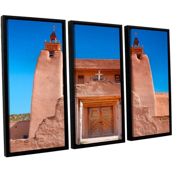 ArtWall Steve Ainsworth "Gate To San Jose De Garci" 3-Piece Floater-framed Canvas Set