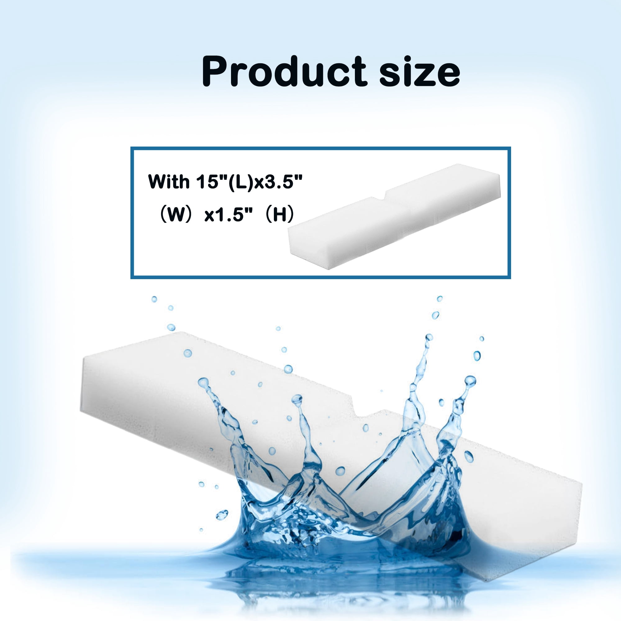 TropicAqua Replacement Aquarium Bio Sponge Foam Insert Filter Pad Suitable for FX4 FX5 FX6 (Pack of 6)