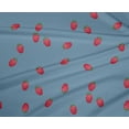 thumbnail image 4 of oneOone Tissu Polyester Lycra Imprimé Framboise Tissu de Couture BTY 56 Pouces de Large, 4 of 4