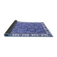 thumbnail image 2 of Ahgly Company Indoor Square Abstract Blue Modern Area Rugs, 3' Square, 2 of 4