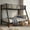 Black, variant on Firscook Queen Over Queen Bunk Bed, Metal Frame with Dual Ladders & Safety Guardrails, Easy Assembly