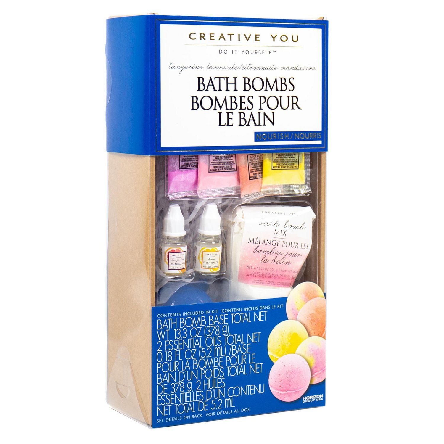 Creative You D.I.Y. Bombes pour le Bain Citronnade Mandarine 14 ans et plus