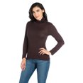 thumbnail image 3 of 24/7 Comfort Apparel Women's Turtleneck Sweater, 3 of 3