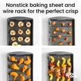 thumbnail image 3 of GoodCook 15” x 10.5” Nonstick Carbon Steel Baking Pan & Raised Wire Rack, 3 of 8