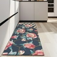 thumbnail image 4 of Pioneer Flower Floral Print Pattern Kitchen Rug Mat,Kitchen Runner Rugs Non Skid Washable,Decorative Kitchen Floor Mats for Kitchen,Sink,Laundry,17"X47", 4 of 5