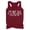 Wine, variant on Women Racerback Tank Tops Summer Funny Graphic Sleeveless Loose Crop Top Casual Beach Workout Vest, Dark Gray XXL