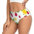 thumbnail image 2 of Balery Strawberry and Lemon Ropa Interior de Algodón para Mujer con Dibujo – Braguitas Cómodas y Elásticas, Estilo Clásico-4X-Large, 2 of 6