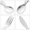 thumbnail image 2 of Shisuyan Folding Stainless Steel Utensil Set For Family Indoor Use 1Set 5Pcs 6.1x1.6In, 2 of 8