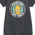 thumbnail image 2 of Garfield - Resting Cat Face - Toddler And Youth Girls Fleece Dress, 2 of 4