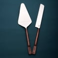 thumbnail image 1 of Celia Design Cuivre Antique Service de Gâteau 2 Pcs, 1 of 5