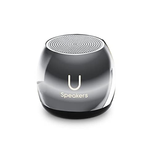 Microaltavoz Fashionit U | Elegante Bluetooth 5.0 inalámbrico portátil con micrófono incorporado y obturador remoto | ¡Pequeño altavoz perfecto para el hogar, fiestas y viajes! Dispositivo pequeño, so